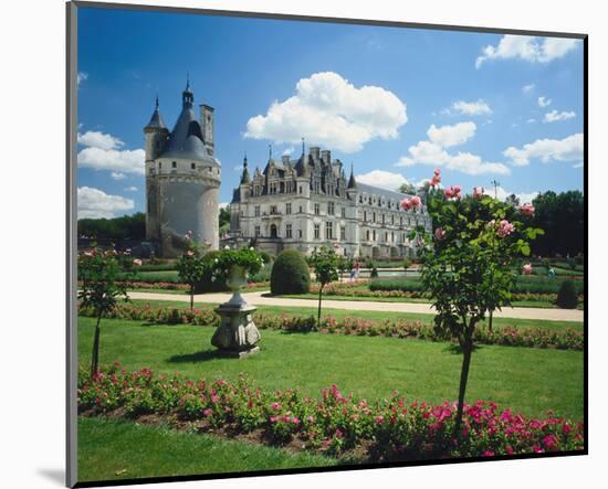 Chateau Chenonceaux, France-null-Mounted Art Print