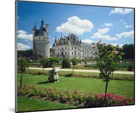 Chateau Chenonceaux, France-null-Mounted Art Print