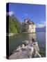 Chateau Chillon, Lake Geneva (Lac Leman), Switzerland, Europe-Gavin Hellier-Stretched Canvas