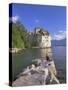 Chateau Chillon, Lake Geneva (Lac Leman), Switzerland, Europe-Gavin Hellier-Stretched Canvas