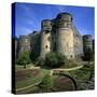 Chateau D'Angers, Angers, Loire Valley, Pays-De-La-Loire, France, Europe-Stuart Black-Stretched Canvas