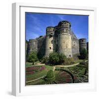 Chateau D'Angers, Angers, Loire Valley, Pays-De-La-Loire, France, Europe-Stuart Black-Framed Photographic Print