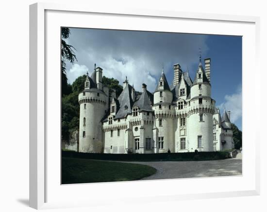 Chateau d'Usse, Dating from 15th Century, Rigny Usse, Indre Et Loire, Centre, France-Ursula Gahwiler-Framed Photographic Print