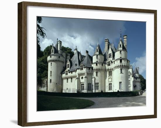 Chateau d'Usse, Dating from 15th Century, Rigny Usse, Indre Et Loire, Centre, France-Ursula Gahwiler-Framed Photographic Print