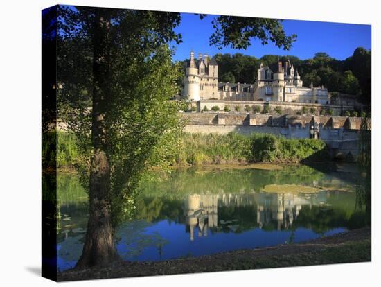 Chateau D'Usse on the Indre River, Rigne-Usse, Indre Et Loire, Loire Valley, France, Europe-Dallas & John Heaton-Stretched Canvas