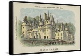 Chateau D'Usse, Usse, Indre-Et-Loire-French School-Framed Stretched Canvas