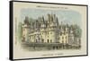 Chateau D'Usse, Usse, Indre-Et-Loire-French School-Framed Stretched Canvas