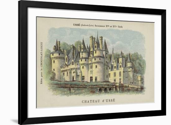 Chateau D'Usse, Usse, Indre-Et-Loire-French School-Framed Giclee Print