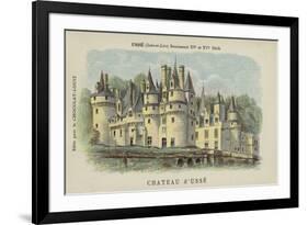 Chateau D'Usse, Usse, Indre-Et-Loire-French School-Framed Giclee Print