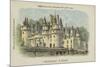 Chateau D'Usse, Usse, Indre-Et-Loire-French School-Mounted Giclee Print