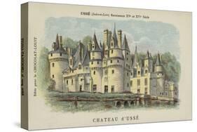 Chateau D'Usse, Usse, Indre-Et-Loire-French School-Stretched Canvas