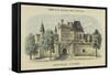 Chateau D'Uzes, Uzes, Gard-French School-Framed Stretched Canvas