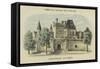Chateau D'Uzes, Uzes, Gard-French School-Framed Stretched Canvas