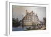 Chateau De Beaumesnil, Normandy, Colour Print, France, 19th Century-null-Framed Giclee Print