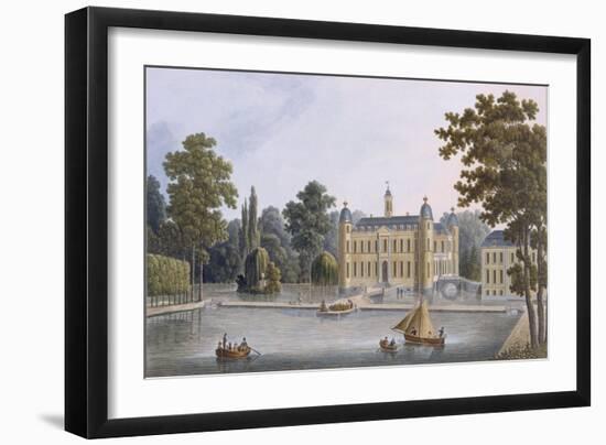 Château De Beloeil, from 'Choix Des Monuments, Edifices Et Maisons Les Plus Remarquables Du…-Pierre Jacques Goetghebuer-Framed Giclee Print