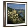 Chateau De Castelnaud and View over Dordogne River and Chateaux of Beynac, Castelnaud La Chapelle, -Stuart Black-Framed Photographic Print