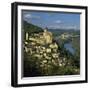 Chateau De Castelnaud and View over Dordogne River and Chateaux of Beynac, Castelnaud La Chapelle, -Stuart Black-Framed Photographic Print