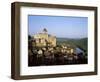 Chateau De Castelnaud, Dating from the 12th Century, Above the River Dordogne, Aquitaine, France-David Hughes-Framed Photographic Print