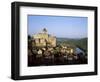 Chateau De Castelnaud, Dating from the 12th Century, Above the River Dordogne, Aquitaine, France-David Hughes-Framed Photographic Print