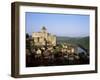 Chateau De Castelnaud, Dating from the 12th Century, Above the River Dordogne, Aquitaine, France-David Hughes-Framed Photographic Print