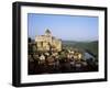 Chateau De Castelnaud, Dating from the 12th Century, Above the River Dordogne, Aquitaine, France-David Hughes-Framed Photographic Print