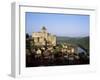 Chateau De Castelnaud, Dating from the 12th Century, Above the River Dordogne, Aquitaine, France-David Hughes-Framed Photographic Print