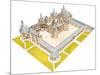 Chateau De Chambord, Chambord, Loir-Et-Cher, France-Fernando Aznar Cenamor-Mounted Giclee Print