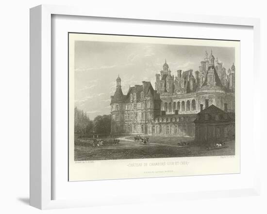 Chateau De Chambord-Loir-Et-Cher-Alphonse Marie de Neuville-Framed Giclee Print