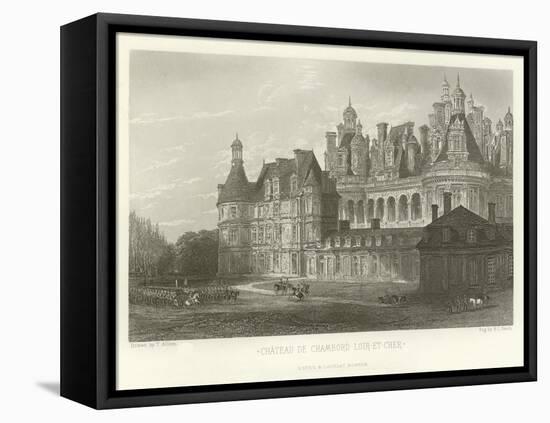 Chateau De Chambord-Loir-Et-Cher-Alphonse Marie de Neuville-Framed Stretched Canvas