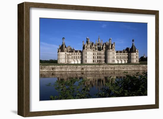 Chateau De Chambord, Loire Valley, Unesco World Heritage Site, Loir-Et-Cher, Centre, France-Charles Bowman-Framed Photographic Print