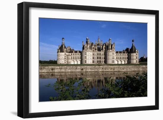 Chateau De Chambord, Loire Valley, Unesco World Heritage Site, Loir-Et-Cher, Centre, France-Charles Bowman-Framed Photographic Print