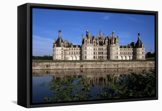 Chateau De Chambord, Loire Valley, Unesco World Heritage Site, Loir-Et-Cher, Centre, France-Charles Bowman-Framed Stretched Canvas