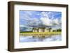 Chateau De Chambord, Unesco Medieval French Castle and Reflection. Loire, France-stevanzz-Framed Photographic Print