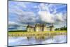 Chateau De Chambord, Unesco Medieval French Castle and Reflection. Loire, France-stevanzz-Mounted Photographic Print