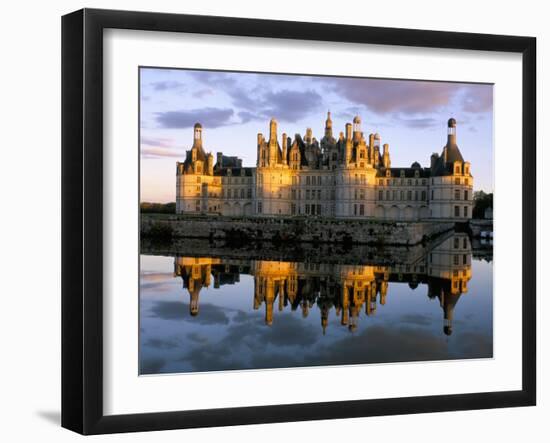 Chateau De Chambord, Unesco World Heritage Site, Loir-Et-Cher, Pays De Loire, Loire Valley, France-Bruno Morandi-Framed Photographic Print