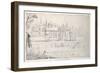 Chateau De Chantelou, in the Valley of the Orge, Between Linas and Chestres-Jacques Callot-Framed Giclee Print