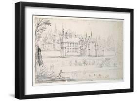 Chateau De Chantelou, in the Valley of the Orge, Between Linas and Chestres-Jacques Callot-Framed Giclee Print