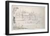 Chateau De Chantelou, in the Valley of the Orge, Between Linas and Chestres-Jacques Callot-Framed Giclee Print