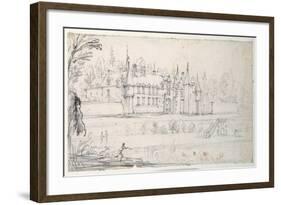 Chateau De Chantelou, in the Valley of the Orge, Between Linas and Chestres-Jacques Callot-Framed Giclee Print