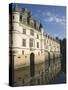 Chateau De Chenonceau Reflected in the River Cher, Indre-et-Loire, Pays De La Loire, France, Europe-James Emmerson-Stretched Canvas