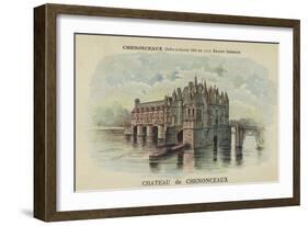 Chateau De Chenonceaux, Chenonceaux, Indre-Et-Loire-null-Framed Giclee Print