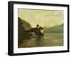 Chateau de Chillon, 1874-Gustave Courbet-Framed Giclee Print