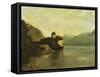 Chateau de Chillon, 1874-Gustave Courbet-Framed Stretched Canvas