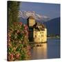 Chateau De Chillon (Chillon Castle) on Lake Geneva, Veytaux, Vaud Canton, Switzerland-Stuart Black-Stretched Canvas