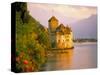 Chateau De Chillon, Lake Generva, Montreux, Switzerland-Simon Harris-Stretched Canvas