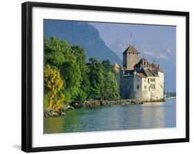 Chateau De Chillon, Montreux, Lake Geneva, Swiss Riviera, Switzerland-Gavin Hellier-Framed Photographic Print