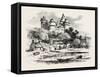 Chateau De Combourg, Normandy and Brittany, France, 19th Century-null-Framed Stretched Canvas