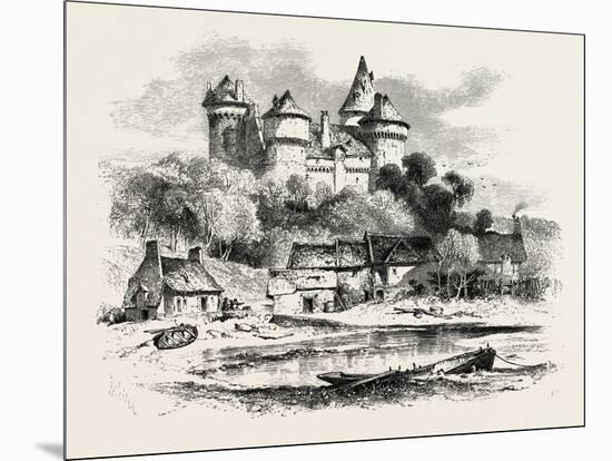 Chateau De Combourg, Normandy and Brittany, France, 19th Century-null-Mounted Giclee Print