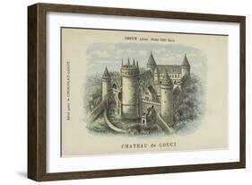 Chateau De Coucy, Coucy, Aisne-null-Framed Giclee Print