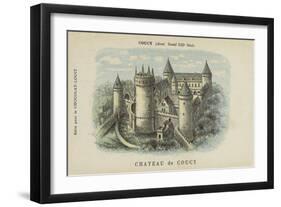 Chateau De Coucy, Coucy, Aisne-null-Framed Giclee Print